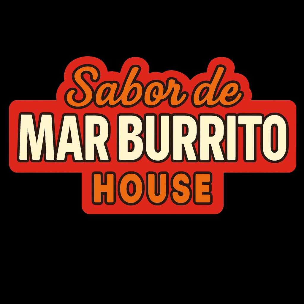Sabor de Mar Burrito House Text Logo